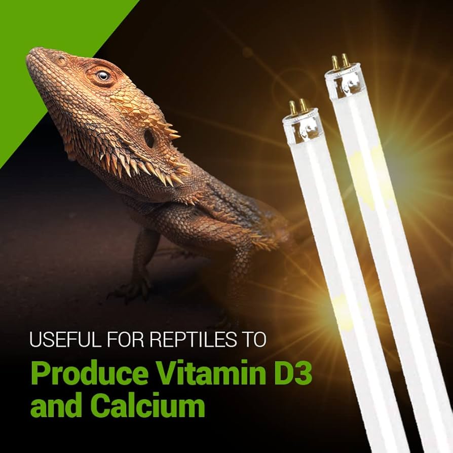 【2本セット】Desert T5 Lamp UVB Amazon.com : 2 Pack 24W-Watt T5 HO Reptile Light Desert UVA